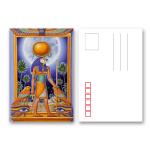 Flip Changing Effect 3d Lenticular Postcards PET / PP / PVC Printing for sale