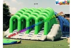 China Fire Retardant PVC Inflatables Obstacle Course 5K Climbing Jumping Castle supplier