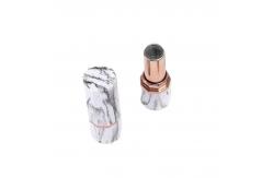 China Elegant Sexangle Plastic Lipstick Cases Empty Cosmetic Container in Black or White supplier