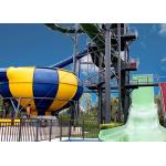 Huge Space Bowl Water Slide Playground / Commercial Water Slide Equipment for sale