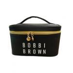 Black 4 Compartments Cosmetic Bag 7.5 X 5.5 X 3.5 Inches for sale