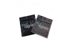 China Invisible Aligners CMYK MOPP Reusable Mylar Bags 120mic With Clear Front Window supplier