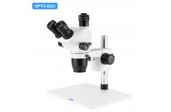 China OPTO-EDU A23.3652 0.65-5.2x 1:8 Zoom Stereo Microscope supplier