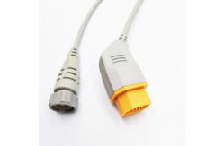 China Nihon Kohden Compatible IBP Cable Argon Connector CE / ISO13485 Certificated supplier