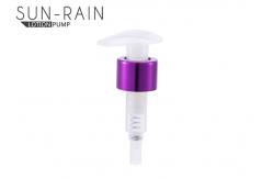 China High viscosity liquid lotion dispenser pump ribbed / smooth / aluminum 2.0cc SR-310 supplier
