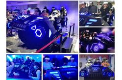 China VR Amusement Park Games 9D Virtual Reality 6 Seats VR Cinema Simulator supplier