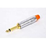 High quality nickel plating and gold-plated waterproof audio 1/4 plug