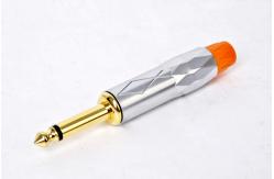China High quality nickel plating and gold-plated waterproof audio 1/4 plug supplier