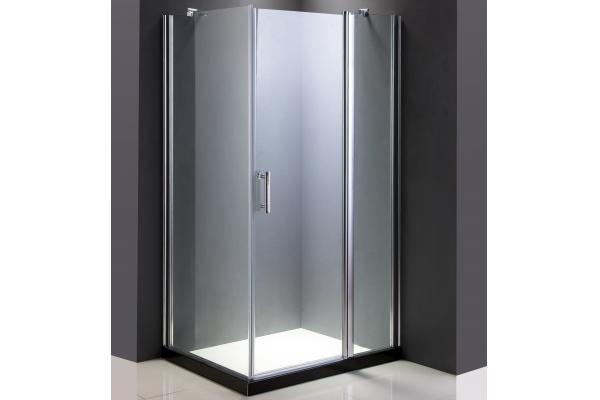 800x800x1900mm Square Sliding Shower Enclosure Aluminum Frame