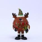 Elk Metal Christmas Decoration Figurines Rustproof Customized