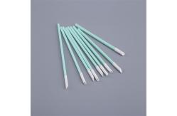 China High Absorbency Cleanroom Foam Swabs , Lint Free Cleaning Swabs Flexible Beveled Head supplier