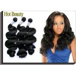 Loose Wave Virgin Peruvian Hair Extensions Natural Wave 20 Inch Peruvian Human Hair for sale