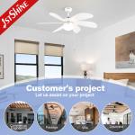 Classical Style 1stshine Ceiling Fan Light with Pull Chain Switch and MDF Blades