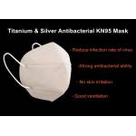 KN95 FFP2 Titanium silver coated 99%PFE Antibacterial Face Masks for sale