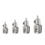 Adjustable U-shaped Clamp 1.2-2.0mm For Ceiling Suspension Kit Panel Display Lamps for sale