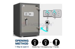 China 2 Hour Fireproof Fire Resistant Safe Box Ul Fire Rating Double Keys Lock supplier