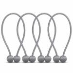 Contemporary Metal Dark Grey Magnetic Curtain Tie Backs for sale