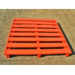 Powder Coated Galvanized Packaging Steel Pallet With Heavy Loading Support for sale