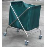 Stainless Steel Laundry Trolley For Collecting Dirty Clothing for sale