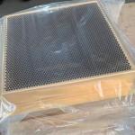Brass Honeycomb Waveguide Air Vents Core 25mm Thickness For Rf Cage Installation for sale