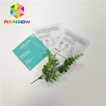 Custom Printed Plastic Pouches Packaging Three Side Heat Seal With Tear Notch