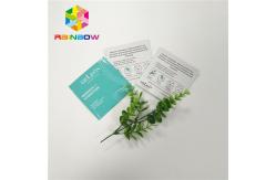 China Custom Printed Plastic Pouches Packaging Three Side Heat Seal With Tear Notch supplier
