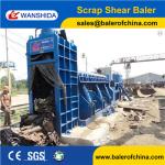 WANSHIDA Hydraulic Scrap Metal Shear Baler for Waste Car Bodies Light Scrap Metal Copper Steel for sale