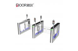 China Face Recognition 2 Ways Swing Gate Turnstile Security Pedestrian Traffic Speed Gate Turnstile supplier