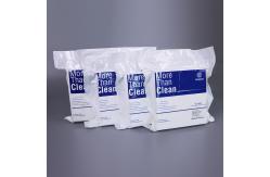 China Sterile No-Run Interlock Knit 100% Polyester Wipe With Knife Cut Edges supplier