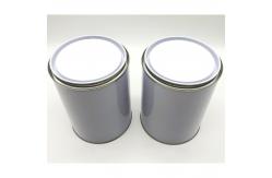 China Round Empty 1 Gallon Metal Clear Paint Bucket With Lid supplier