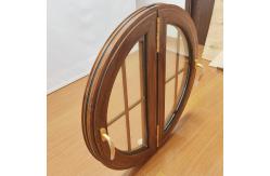 China Residential Aluminum Circle Windows Commercial Round Upvc Window Customized supplier