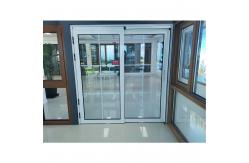China ODM Aluminum Sliding Window And Door For Kitchen White Tempered Glass supplier