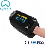 Full Black OLED FDA Medical Fingertip Pulse Oximeter For Wellness Use
