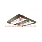 Elevator Cabin Decoration Central Soft Flat Image Ceiling + Central Soft Lighting for sale