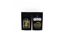 China 70g Stand Up Retort Pouch 100 Mircons Black Printed Laminated Pouches supplier