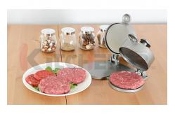 China Solid Aluminum Double Hamburger Press Machine With Adjustable Patty Thickness supplier