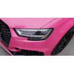 High Gloss Rose Red Car Wrap Slidable Air Release Vinyl Wrap UV Resistant for sale