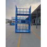 Corrosion Resistant Pallet Metal Stack Racks With Wheels Customized