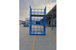China Corrosion Resistant Pallet Metal Stack Racks With Wheels Customized supplier