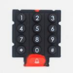 Customized Logo Silicone Rubber Keypads With LED Possibility for sale