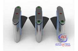 China Face Detection IP54 0.6 Second ESD Entry Flap Barrier Gate supplier