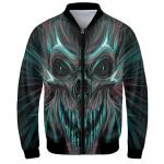QUICK DRY Varsity Mens Reflective Jacket 3D Print Clothes Long Sleeves