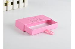 China Handmade Cardboard Paper Drawer Style Gift Boxes Sliding Package With Ribbon supplier