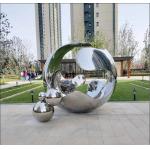 3.0 Meter High Welding Stainless Steel Sculpture for sale