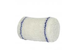 China 60g/M2 10cm×4.5m Elastic Crepe Medical Bandages With Red Line supplier