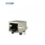 1 Port 1x8P 8Pin Right Angle PCB Female RJ45 Modular Connector