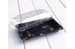 China Stackable Disposable PS Plastic Sushi Container supplier