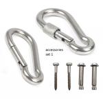 304 Stainless Steel Swing Hanger Hook Heavy Duty Hammock Chair Ceiling Hook