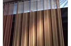 China 1.2mm 6*6 Mm Hole Metal Mesh Drapery Anodic Oxidation supplier