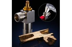 China Anti Back Toilet Basin Faucet Hot Cold Water Triangular Valve supplier